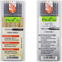 Bild für Pica DRY Ersatzminen Graphit Set Wassserlöslich Multi-Use 10 tlg. + Ersatzminen Graphit Härte H 10 tlg.