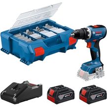Bild für Bosch Professional 18V System Akkuschrauber GSR 18V-65 (bürstenloser Motor, kompakt, 2 x ProCORE18V 4.0Ah Akkus, 82AC, L-Koffer)