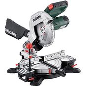 Metabo KS 216 M Kappsäge (Karton, M-Klasse, mit Sägeblattneigung, robuste Bauweise, effektive Spanabsaugung) 610216000