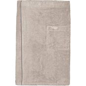 Vossen Saunakilt Lars, Beige, Uni, 60x140 cm, Oeko-Tex® Standard 100, mit praktischer Tasche und verstellbaren Druckknöpfen