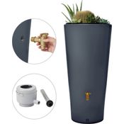 4rain VASO 2in1 Regenspeicher 220 L graphite grey inkl. Fallrohrfilter und Auslaufhahn - 295647