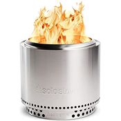 Solo Stove Feuerschale „Bonfire“ 1.0 - Outdoor-Kamin aus Edelstahl, mit Standfuß, raucharm - Tragbare Feuerstelle für Terrasse, Garten - Feuertonne, Holzofen, Feuerkorb - ⌀ 49,5 cm, Höhe 44,5 cm