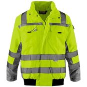Winter-Warnschutz Pilotenjacke gelb/grau, Gr. M - PKA Klöcker