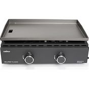 Grillfürst Plancha Grill - Planchagrill mit massiver Edelstahlplancha, 2 Edelstahlbrenner mit insgesamt 7 kW - für Fleisch, Fisch und Gemüse, 56 x 36 cm Grillfläche