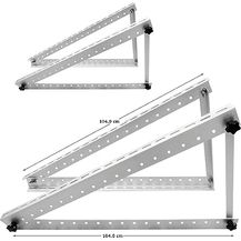 Bild für Avoltik Solarpanel Halterung 41 Zoll / 104cm aus Aluminium I Verstellbarer Neigungswinkel I Montageset inklusive