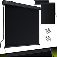 Bild für KESSER® Senkrechtmarkise Außenrollo Handkurbelmechanismus Balkonrollo Sonnen-und Sichtschutz