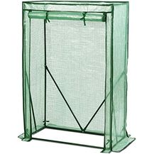 Bild für Sekey Tomatenhaus Stabil Gewächshaus Klein Foliengewächshaus Platzsparend Tomatengewächshaus Folie Garten Balkon 100 x 50 x 150 cm