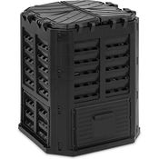 hillvert HT-M-COMP-360 Gartenkomposter 360 l Bewässerung Lüftung Schnellkomposter