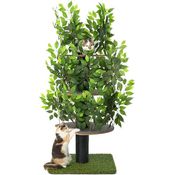 PRIORPET Kratzbaum Natur zum Klettern, Verstecken und Schlafen - groß mit austauschbaren Blättern - mehrstufig, einfach zu montieren - haustiersichere Materialien, langlebige und Patentierter robuste Cat Tree - Preisvergleich