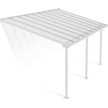 Bild für Canopia by Palram Terrassenüberdachung Alu Olympia 3X5.46 Polycarbonat Hohlkammerplatten Pergola 546 x 295 cm Weiss zur Überdachung ihrer Terrasse
