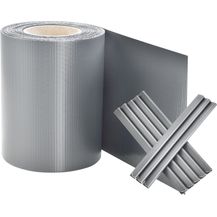 Bild für Juskys PVC Sichtschutzstreifen Doppelstabmatten Zaun 35m x 19 cm