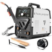 STAHLWERK FLUX 120 ST Digital, Schweißgerät mit Fülldraht, MMA, ARC, LIFT und TIG Funktion