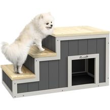 Bild für PawHut 2-in-1 Hundetreppe