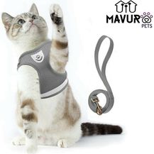Bild für MAVURA Katzengeschirr mit Leine Ausbruchsicher Soft Verstellbar Hundegeschirr: S