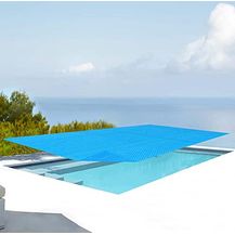 Bild für [en.casa] Pool Solarabdeckung 450x220cm Eckig Blau