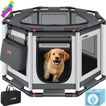 Bild für LOVPET® Welpenlaufstall für drinnen & draußen Welpenauslauf L 112x112x62cm Hundekäfig Oxford-Gewebe 