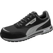 PUMA Safety RIDER BLK LOW, Sicherheitsschuh mit Fiberglaskappe und flexibler FAP®-Durchtrittschutz, schwarz
