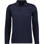 RAGMAN Poloshirt, Langarm-Poloshirt mit Polokragen und Logo-Stickerei, Softknit-Qualität, viele Farben