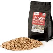 BBQ-Toro Grillpellets Kirsch, 100% Kirschenholz, 1 kg, ideal für Grill, Smoker, Pellet-Pizzaofen und Heizungsanlagen, niedrige Restfeuchte, intensiver Rauchgeschmack