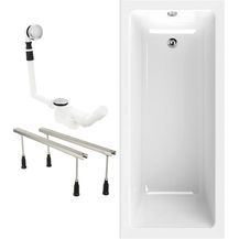 Bild für Calmwaters Rechteck Badewannen-Set 170x75 cm