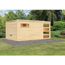 Bild für Karibu Saunahaus Hygge naturbelassen