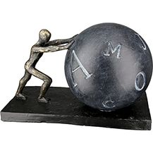 Bild für GILDE Dko Skulptur Buchstaben Ball