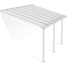 Bild für Canopia by Palram Terrassenüberdachung Alu Olympia 3X4.25 Polycarbonat Hohlkammerplatten Pergola 425 x 295 cm Weiss zur Überdachung ihrer Terrasse