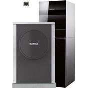 Buderus Logatherm Wärmepumpe WLW196i-2-6, 6 kW Luft-Wasser-Wärmepumpe mit Hydrauliktower Silent Plus, schwarz, R410A, A7/W35