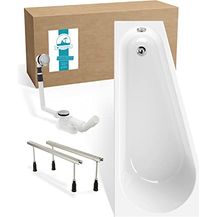 Bild für Calmwaters® Raumsparende Eckbadewanne 160x70 cm