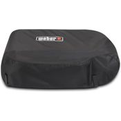 Weber Premium Abdeckhaube für Slate 43 Plancha Grill, atmungsaktiv UV- und wasserbeständig, Schutz vor Wind und Wetter, Grillcover, BBQ-Abdeckung - Schwarz (3400112)