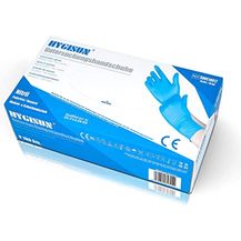 Bild für HYGISUN Einweghandschuhe Einmalhandschuhe Nitrilhandschuhe 100 Stück/Box, puderfrei, Einmalhandschuhe, Untersuchungshandschuhe, Handschuhe blau in Gr. S, M, L, XL (XL Size)