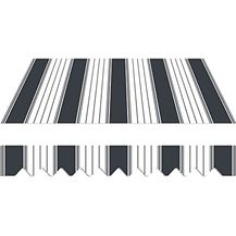 Bild für home Trends Markisenstoff 4m Markise mit Volant 4 x 3 m Markisenbespannung ersatzstoff 387 x 300cm Balkon Markise wasserabweisend & Sonnenschutz Ersatz Markisentuch P3001