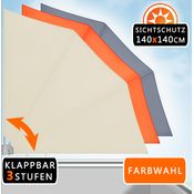 2x Balkonfächer Sichtschutz Windschutz Balkonsichtschutz Sonnenschutz Wand