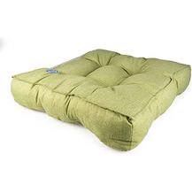 Bild für Duvoplus Quadratisches Kissen Grün 101 x 101 x 18 cm 100% Polyester Reißverschluss und Griff maschinenwaschbar