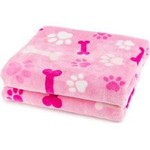 Bild für ALLISANDRO® Hundedecke Haustier Katzen Decke Flanell Rosa sehr Weich und Schöne perfekt für Winter(100 * 80cm)