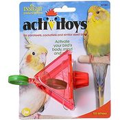 JW Pet Company Activitoy Vogelspielzeug, Neigungsrad, klein