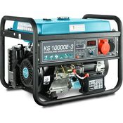 Könner & Söhnen KS10000E-3 Stromerzeuger Generator Benzin Notstrom 18 PS 4-Takt mit E-Starter, hohe Nennleistung von 7500 Watt, maximale Leistung von 8000 Watt, leiser Betrieb
