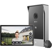 EZVIZ CP7 Video Türsprechanlage mit Türöffner, 2K Türklingel mit Kamera, Personenerkennung, 2-Wege-Audio und Farb-Touchscreen, Dualband, für den Außenbereich