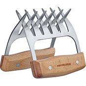 Westmark Fleischkrallen – Krallen zum Reißen und Zerkleinern von Fleisch, ideal für Pulled Pork, praktisches Küchen-, Grill- und BBQ-Zubehör – Edelstahl, 2 Stück