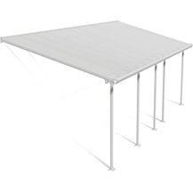 Bild für Canopia by Palram Terrassenüberdachung Alu Feria 3X7.30 Polycarbonat Hohlkammerplatten Pergola 730 x 300 cm Weiss zur Überdachung ihrer Terrasse