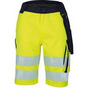 Vizwell Herren Warnschutz-Kontrast-Short VWTC114 Gr. 68 gelb-marine