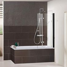 Bild für Dusbad Duschkabine- Duschabtrennung Dusbad Vital 1 'Black Edition' Aufsatz Badewanne