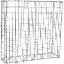 Bild für Gabione Steingabionen Steinkorb Gabionen Wand Drahtkorb 100 x 100 x 30 cm