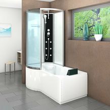 Bild für Wanne Duschtempel Badewanne Dusche Duschkabine K50-R00 170x98cm OHNE 2K Scheiben Versiegelung