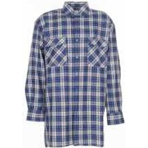 Bild für Hemden Flanellhemd 2001 1/1 Arm blau kariert Größe 39/40