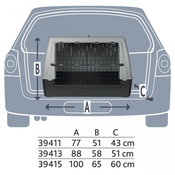 Trixie Transportbox Journey M: 88 × 58 × 51 cm