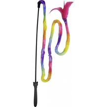 Bild für Nobby Katzenwedel mit Plüsch und Feder Stab 54 cm Plüsch + Feder 132 cm