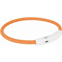 Bild für Trixie Flash Leuchtring USB orange XS-S: 35 cm/ø 7 mm