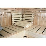 Karibu Kopfstütze Premium 3 Stück im SET naturbelassen Zubehör