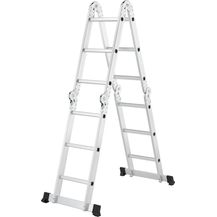 Bild für Juskys Aluminium Multifunktionsleiter 3x4 Stufen